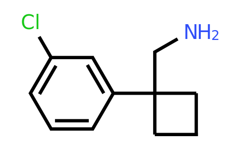 CAS 115816-34-7 | 1-(3-Chlorophenyl)-cyclobutanemethanamine