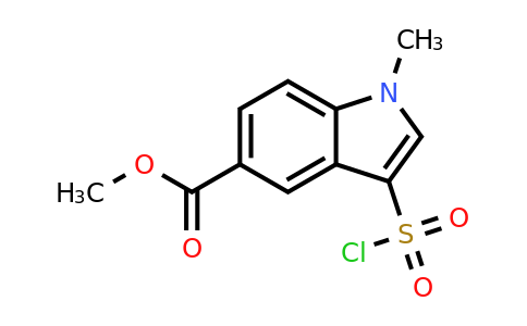CAS 1158209-28-9 | methyl 3-chlorosulfonyl-1-methyl-indole-5-carboxylate