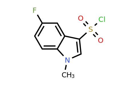 CAS 1158209-34-7 | 5-fluoro-1-methyl-indole-3-sulfonyl chloride