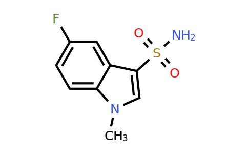 CAS 1158209-36-9 | 5-fluoro-1-methyl-indole-3-sulfonamide