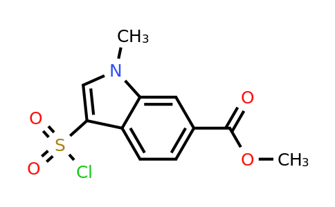 CAS 1158209-39-2 | methyl 3-chlorosulfonyl-1-methyl-indole-6-carboxylate