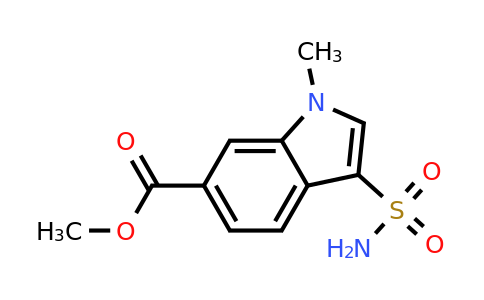 CAS 1158209-44-9 | methyl 1-methyl-3-sulfamoyl-indole-6-carboxylate