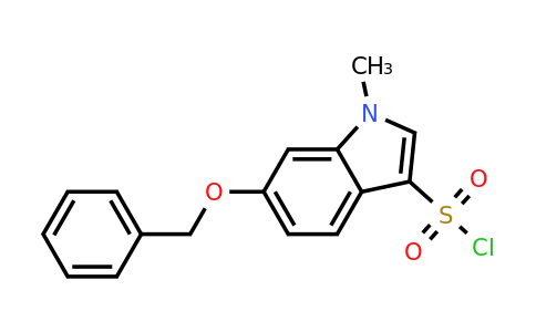 CAS 1158209-47-2 | 6-benzyloxy-1-methyl-indole-3-sulfonyl chloride