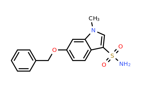 CAS 1158209-51-8 | 6-benzyloxy-1-methyl-indole-3-sulfonamide