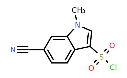 CAS 1158209-55-2 | 6-cyano-1-methyl-indole-3-sulfonyl chloride