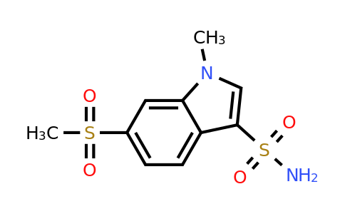 CAS 1158209-62-1 | 1-methyl-6-methylsulfonyl-indole-3-sulfonamide