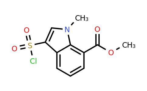 CAS 1158209-68-7 | methyl 3-chlorosulfonyl-1-methyl-indole-7-carboxylate