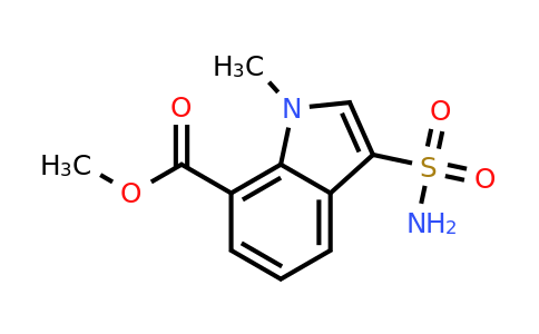 methyl 1-methyl-3-sulfamoyl-indole-7-carboxylate