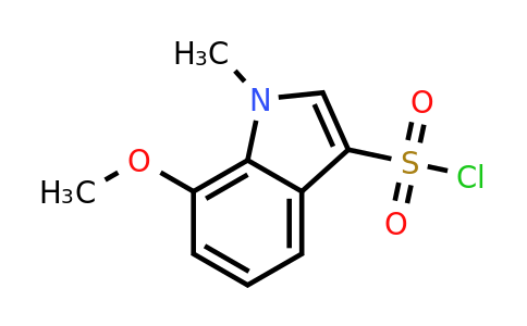 CAS 1158209-74-5 | 7-methoxy-1-methyl-indole-3-sulfonyl chloride