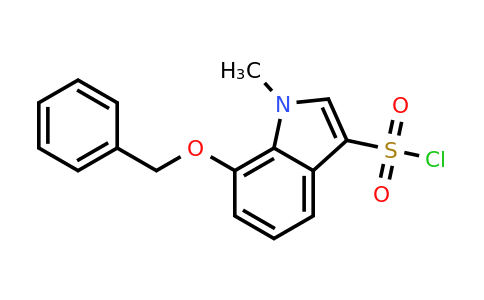 CAS 1158210-29-7 | 7-benzyloxy-1-methyl-indole-3-sulfonyl chloride