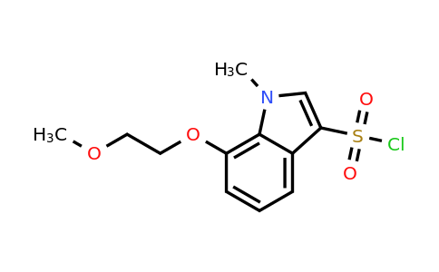 CAS 1158210-39-9 | 7-(2-methoxyethoxy)-1-methyl-indole-3-sulfonyl chloride