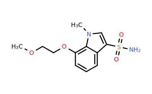 CAS 1158210-40-2 | 7-(2-methoxyethoxy)-1-methyl-indole-3-sulfonamide