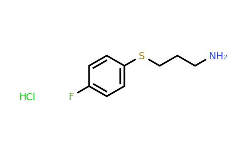 CAS 1158224-25-9 | 3-[(4-fluorophenyl)sulfanyl]propan-1-amine hydrochloride