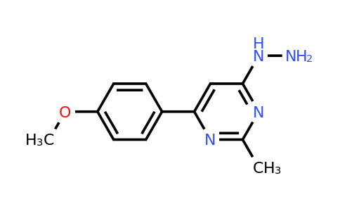 CAS 1158280-61-5 | 4-Hydrazinyl-6-(4-methoxyphenyl)-2-methylpyrimidine