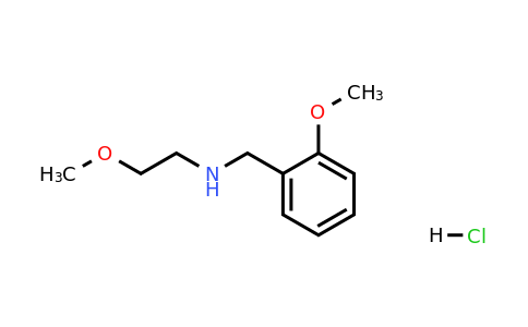 CAS 1158345-18-6 | 2-Methoxy-N-(2-methoxybenzyl)ethanamine hydrochloride