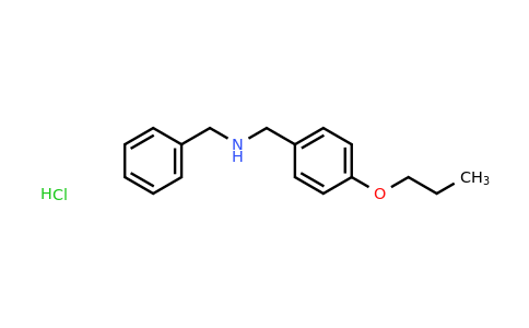 CAS 1158513-52-0 | benzyl[(4-propoxyphenyl)methyl]amine hydrochloride