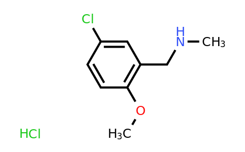 CAS 1158549-63-3 | 1-(5-Chloro-2-methoxyphenyl)-N-methylmethanamine hydrochloride