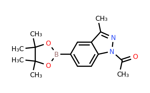 CAS 1158680-97-7 | 1-(3-Methyl-5-(4,4,5,5-tetramethyl-1,3,2-dioxaborolan-2-YL)-indazol-1-YL)ethanone