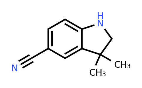 CAS 1158745-60-8 | 3,3-dimethylindoline-5-carbonitrile