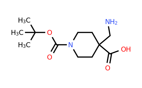 CAS 1158759-68-2 | 4-(aminomethyl)-1-[(tert-butoxy)carbonyl]piperidine-4-carboxylic acid