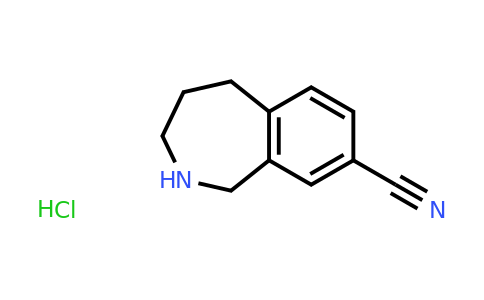 CAS 1158760-49-6 | 2,3,4,5-tetrahydro-1H-benzo[c]azepine-8-carbonitrile hydrochloride