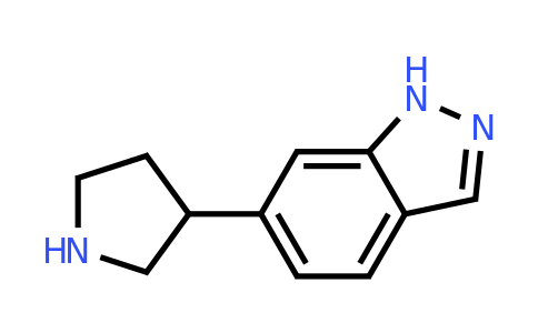 CAS 1158767-28-2 | 6-(Pyrrolidin-3-YL)-1H-indazole