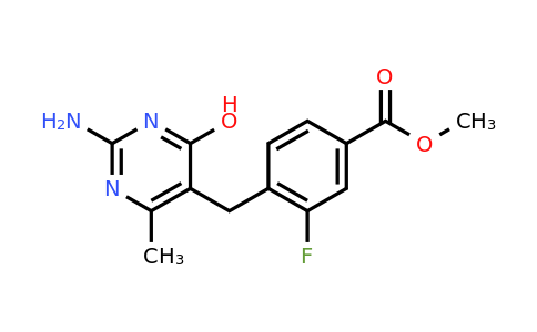 CAS 1158804-17-1 | Methyl 4-((2-amino-4-hydroxy-6-methylpyrimidin-5-yl)methyl)-3-fluorobenzoate