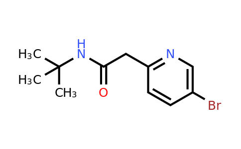 CAS 1159000-89-1 | 2-(5-Bromopyridin-2-yl)-N-(tert-butyl)acetamide