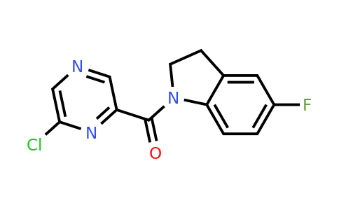 CAS 1159010-67-9 | (6-Chloropyrazin-2-yl)(5-fluoroindolin-1-yl)methanone