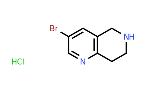 CAS 1159010-96-4 | 3-bromo-5,6,7,8-tetrahydro-1,6-naphthyridine hydrochloride