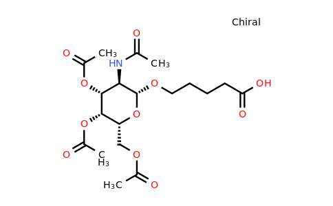 CAS 1159408-54-4 | 5-{[(2R,3R,4R,5R,6R)-4,5-bis(acetyloxy)-6-[(acetyloxy)methyl]-3-acetamidooxan-2-yl]oxy}pentanoic acid
