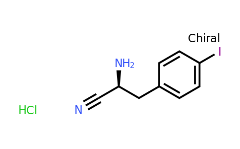 CAS 1159489-38-9 | (S)-2-amino-3-(4-iodophenyl)propanenitrile hydrochloride