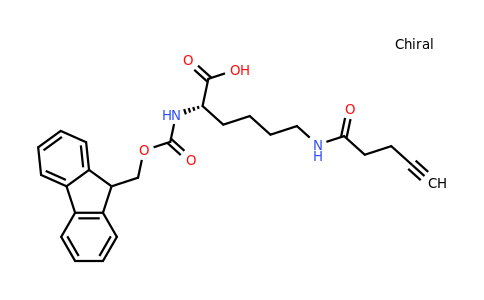 CAS 1159531-18-6 | (S)-2-((((9H-Fluoren-9-yl)methoxy)carbonyl)amino)-6-(pent-4-ynamido)hexanoic acid