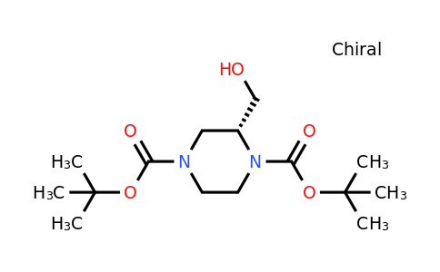 CAS 1159598-21-6 | (R)-Di-tert-butyl 2-(hydroxymethyl)piperazine-1,4-dicarboxylate