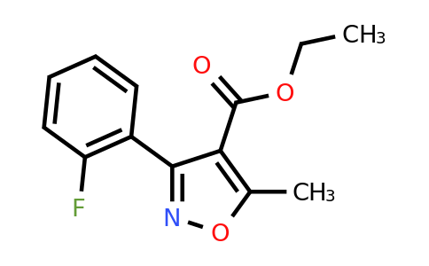 CAS 1159600-04-0 | ethyl 3-(2-fluorophenyl)-5-methylisoxazole-4-carboxylate