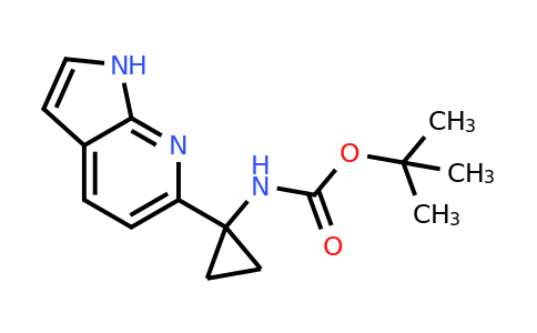 CAS 1159734-26-5 | tert-butyl (1-(1H-pyrrolo[2,3-b]pyridin-6-yl)cyclopropyl)carbamate