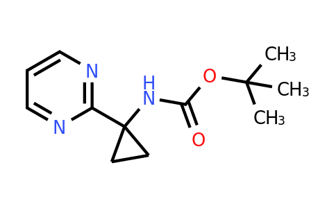 CAS 1159734-40-3 | tert-Butyl (1-(pyrimidin-2-yl)cyclopropyl)carbamate
