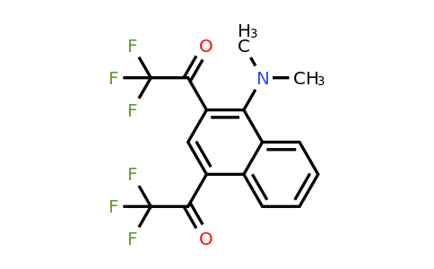 CAS 115975-33-2 | 1,1'-(4-(Dimethylamino)naphthalene-1,3-diyl)bis(2,2,2-trifluoroethanone)