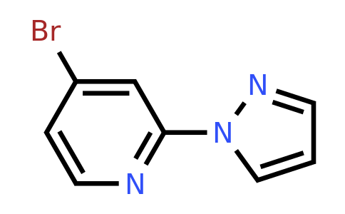 CAS 1159814-68-2 | 4-Bromo-2-(1H-pyrazol-1-YL)pyridine