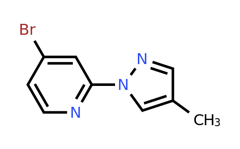 CAS 1159814-82-0 | 4-Bromo-2-(4-methyl-1H-pyrazol-1-YL)pyridine