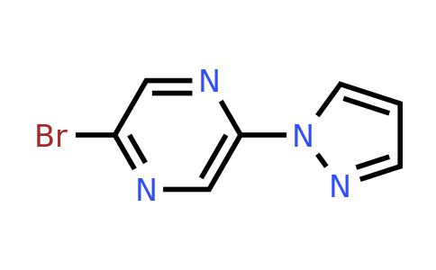 CAS 1159816-09-7 | 2-Bromo-5-(1H-pyrazol-1-YL)pyrazine