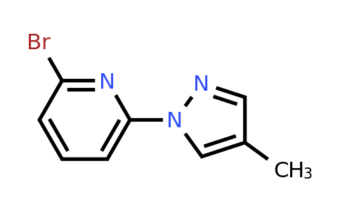 CAS 1159816-53-1 | 2-Bromo-6-(4-methyl-1H-pyrazol-1-YL)pyridine