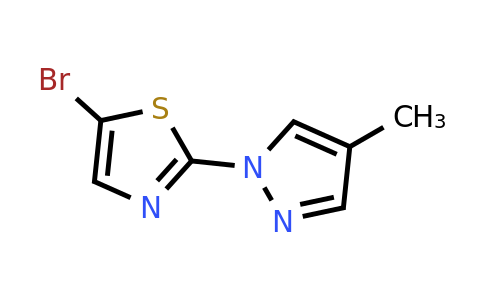 CAS 1159816-81-5 | 5-Bromo-2-(4-methyl-1H-pyrazol-1-YL)thiazole