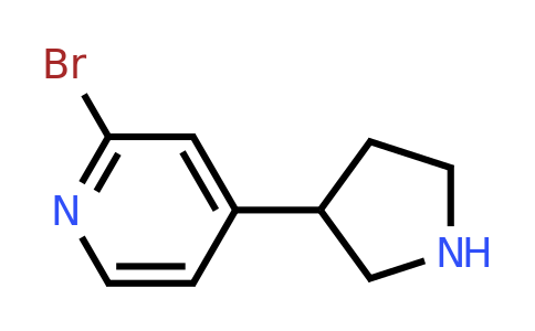 CAS 1159817-34-1 | 2-Bromo-4-(pyrrolidin-3-YL)pyridine