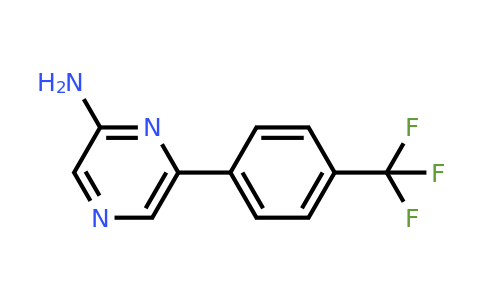 CAS 1159819-32-5 | 6-(4-(Trifluoromethyl)phenyl)pyrazin-2-amine