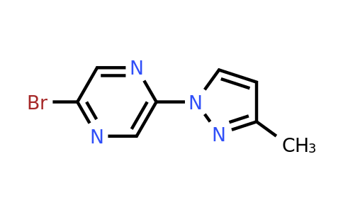 CAS 1159820-34-4 | 2-Bromo-5-(3-methyl-1H-pyrazol-1-YL)pyrazine