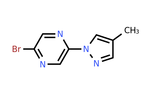 CAS 1159820-44-6 | 2-Bromo-5-(4-methyl-1H-pyrazol-1-YL)pyrazine