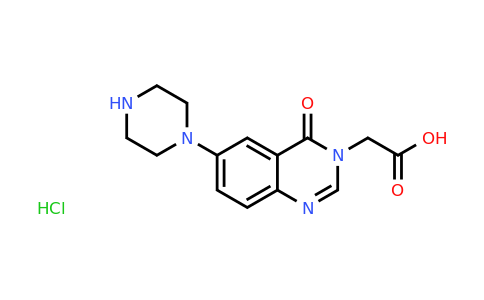 CAS 1159823-48-9 | (4-Oxo-6-piperazin-1-YL-4H-quinazolin-3-YL)-acetic acid hydrochloride
