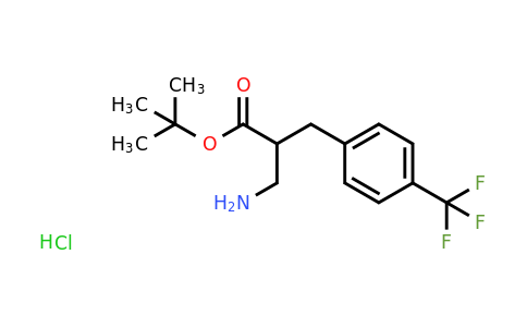 CAS 1159823-65-0 | tert-Butyl 3-amino-2-(4-(trifluoromethyl)benzyl)propanoate hydrochloride