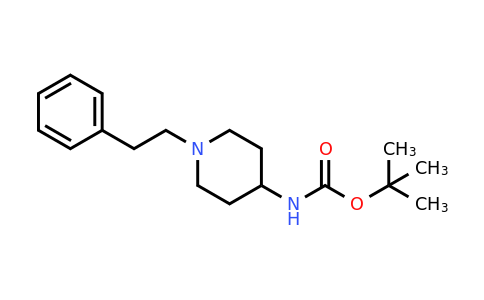 CAS 1159824-87-9 | tert-butyl (1-phenethylpiperidin-4-yl)carbamate
